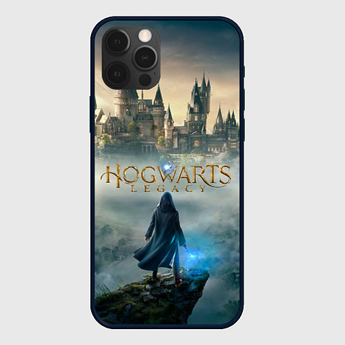 Чехол iPhone 12 Pro Герой Hogwarts legacy / 3D-Черный – фото 1