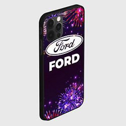Чехол для iPhone 12 Pro Праздничный Ford, цвет: 3D-черный — фото 2