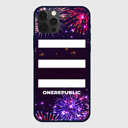 Чехол для iPhone 12 Pro Праздничный OneRepublic, цвет: 3D-черный