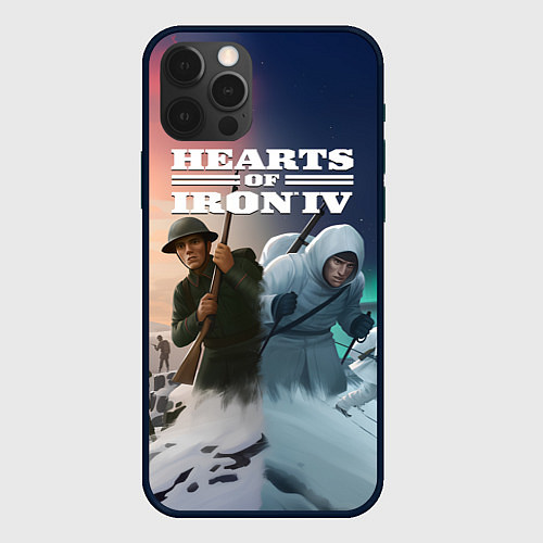 Чехол iPhone 12 Pro Hearts of Iron IV arms against tyranny / 3D-Черный – фото 1