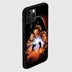 Чехол для iPhone 12 Pro Звездные войны - Месть ситхов, цвет: 3D-черный — фото 2