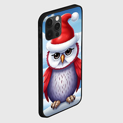 Чехол для iPhone 12 Pro Зимний совенок в шапочке, цвет: 3D-черный — фото 2