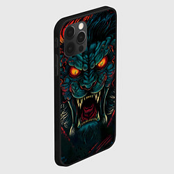 Чехол для iPhone 12 Pro Демон химера, цвет: 3D-черный — фото 2