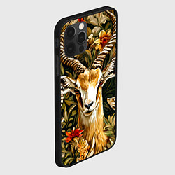 Чехол для iPhone 12 Pro Газель, цвет: 3D-черный — фото 2