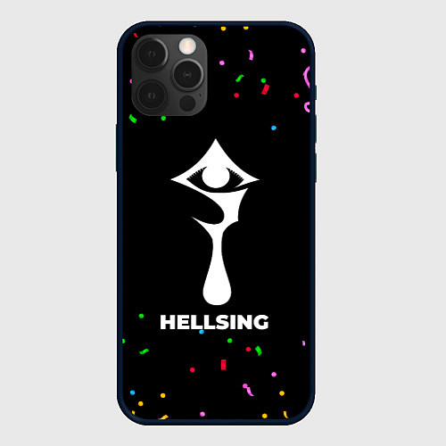 Чехол iPhone 12 Pro Hellsing конфети / 3D-Черный – фото 1