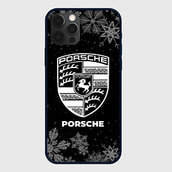 Чехол iPhone 12 Pro Снежный Porsche