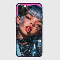 Чехол iPhone 12 Pro Future samurai pink girl