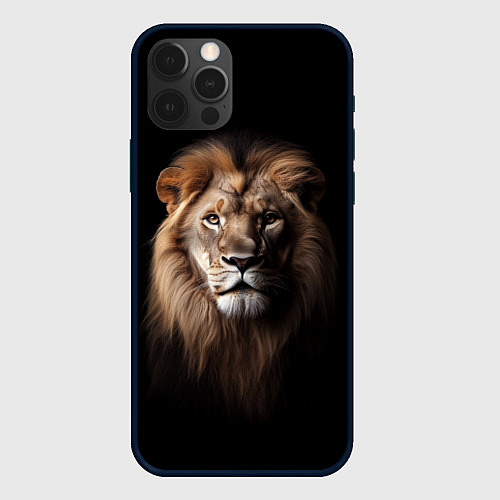 Чехол iPhone 12 Pro Mufasa / 3D-Черный – фото 1