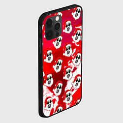 Чехол для iPhone 12 Pro Funny Santa clown Art in blood, цвет: 3D-черный — фото 2