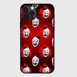 Чехол iPhone 12 Pro Funny clown Art in blood