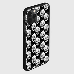 Чехол для iPhone 12 Pro Funny terrifier clown Art, цвет: 3D-черный — фото 2