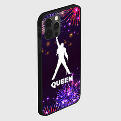 Чехол для iPhone 12 Pro Праздничный Queen, цвет: 3D-черный — фото 2