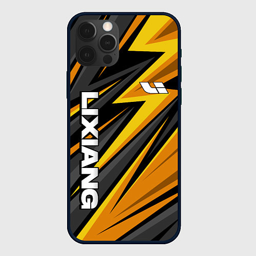 Чехол iPhone 12 Pro Lixiang- gold edition / 3D-Черный – фото 1