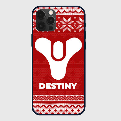 Чехол iPhone 12 Pro Новогодний Destiny / 3D-Черный – фото 1