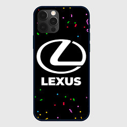 Чехол iPhone 12 Pro Lexus конфети