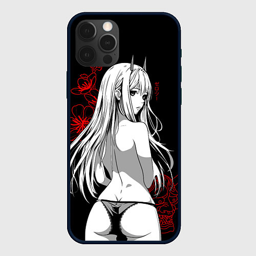 Чехол iPhone 12 Pro Zero Two sexy / 3D-Черный – фото 1