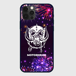 Чехол iPhone 12 Pro Праздничный Motorhead Skull