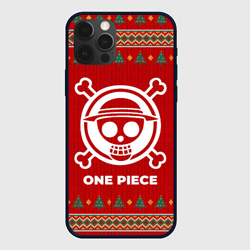 Чехол iPhone 12 Pro One Piece new year / 3D-Черный – фото 1