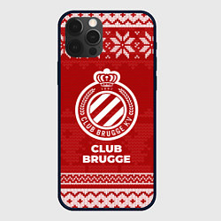 Чехол iPhone 12 Pro Новогодний Club Brugge