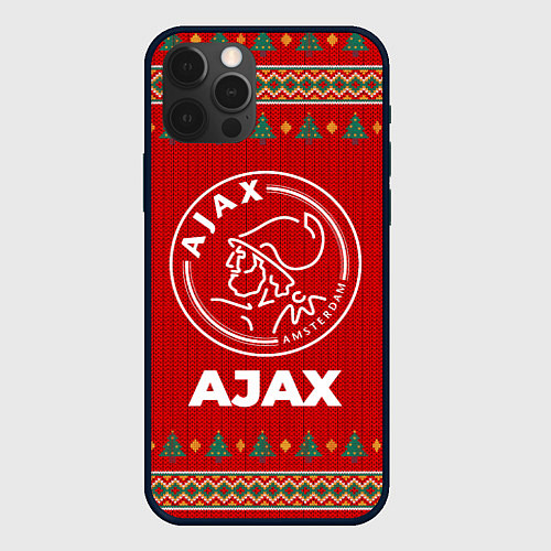 Чехол iPhone 12 Pro Ajax new year / 3D-Черный – фото 1