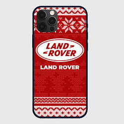 Чехол iPhone 12 Pro Новогодний Land Rover