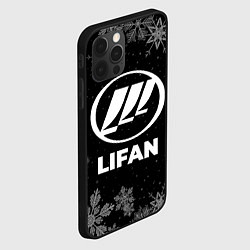 Чехол для iPhone 12 Pro Снежный Lifan, цвет: 3D-черный — фото 2