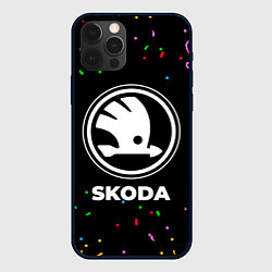 Чехол iPhone 12 Pro Skoda конфети