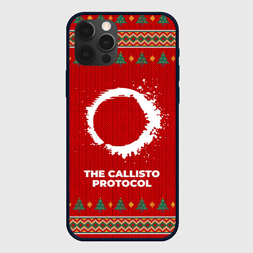 Чехол iPhone 12 Pro The Callisto Protocol new year / 3D-Черный – фото 1