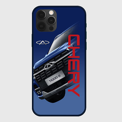 Чехол iPhone 12 Pro Chery / 3D-Черный – фото 1