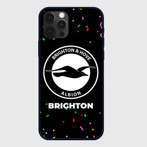 Чехол iPhone 12 Pro Brighton конфети / 3D-Черный – фото 1