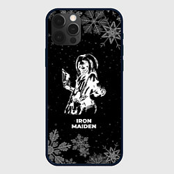 Чехол iPhone 12 Pro Снежный Iron Maiden