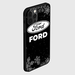 Чехол для iPhone 12 Pro Снежный Ford, цвет: 3D-черный — фото 2