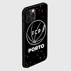 Чехол для iPhone 12 Pro Porto конфети, цвет: 3D-черный — фото 2