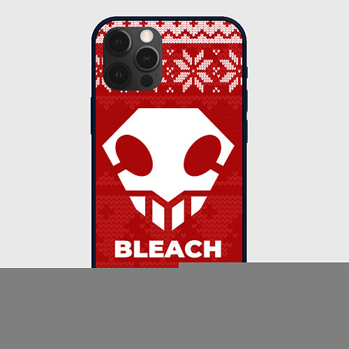 Чехол iPhone 12 Pro Новогодний Bleach / 3D-Черный – фото 1