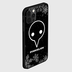 Чехол для iPhone 12 Pro Снежный Evangelion, цвет: 3D-черный — фото 2