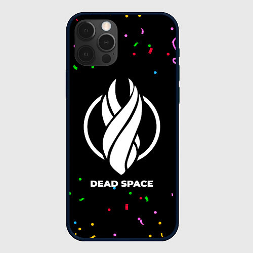 Чехол iPhone 12 Pro Dead Space конфети / 3D-Черный – фото 1