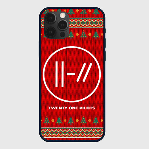 Чехол iPhone 12 Pro Twenty One Pilots new year / 3D-Черный – фото 1