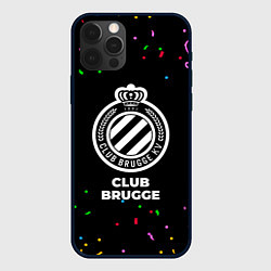 Чехол iPhone 12 Pro Club Brugge конфети