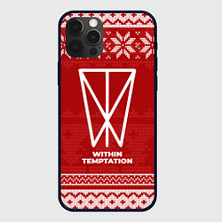 Чехол iPhone 12 Pro Новогодний Within Temptation