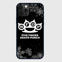 Чехол для iPhone 12 Pro Снежный Five Finger Death Punch, цвет: 3D-черный