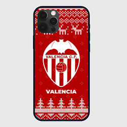 Чехол iPhone 12 Pro Новогодний Valencia с оленями
