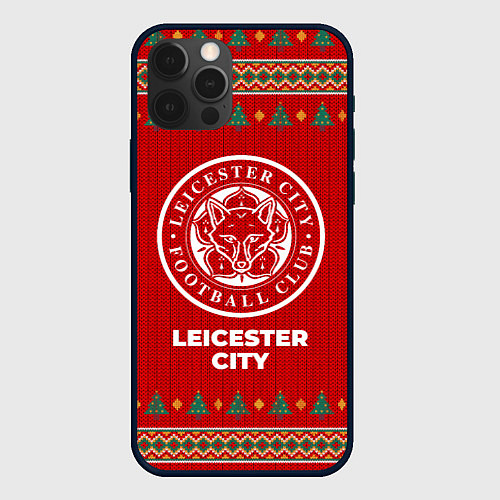 Чехол iPhone 12 Pro Leicester City new year / 3D-Черный – фото 1