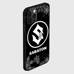 Чехол для iPhone 12 Pro Снежный Sabaton, цвет: 3D-черный — фото 2