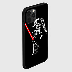Чехол для iPhone 12 Pro Дарт Вейдер зажигалка, цвет: 3D-черный — фото 2