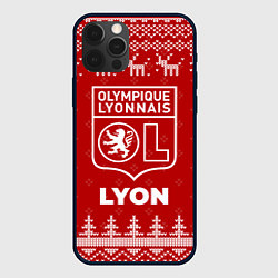 Чехол iPhone 12 Pro Новогодний Lyon с оленями