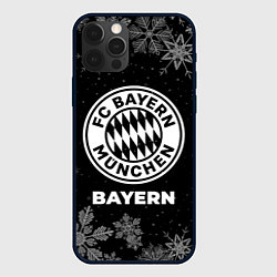 Чехол для iPhone 12 Pro Снежный Bayern, цвет: 3D-черный