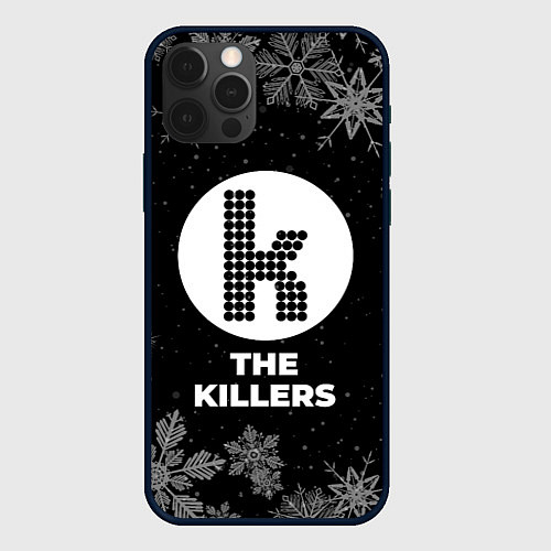 Чехол iPhone 12 Pro Снежный The Killers / 3D-Черный – фото 1