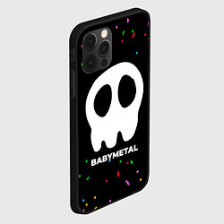 Чехол для iPhone 12 Pro Babymetal конфети, цвет: 3D-черный — фото 2