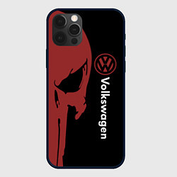 Чехол iPhone 12 Pro Volkswagen и череп