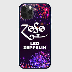 Чехол iPhone 12 Pro Праздничный Led Zeppelin